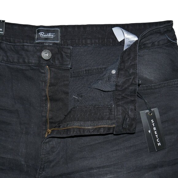 Primitive Skateboarding Jeans Men's Size 42x30 Stretch Denim Black Wash NWT - Picture 6 of 11